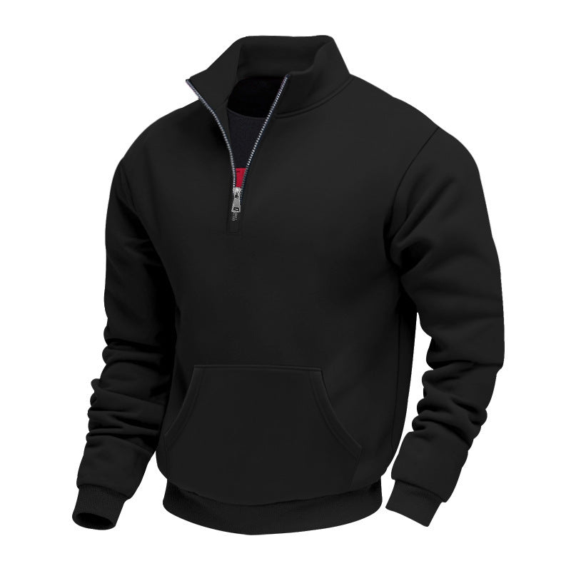 Men's Warm Half-Zip Sweatshirt