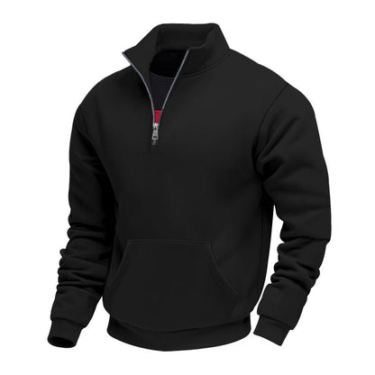 Men's Warm Half-Zip Sweatshirt