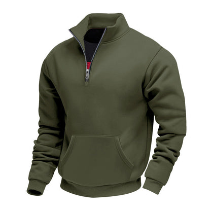 Men's Warm Half-Zip Sweatshirt