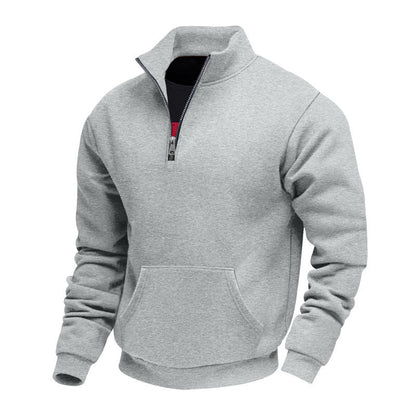 Men's Warm Half-Zip Sweatshirt