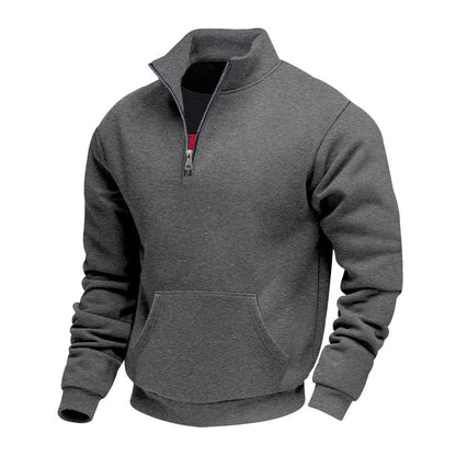 Men's Warm Half-Zip Sweatshirt