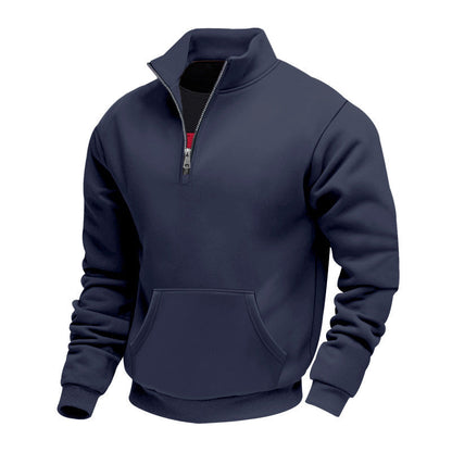 Men's Warm Half-Zip Sweatshirt