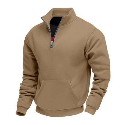 Men's Warm Half-Zip Sweatshirt