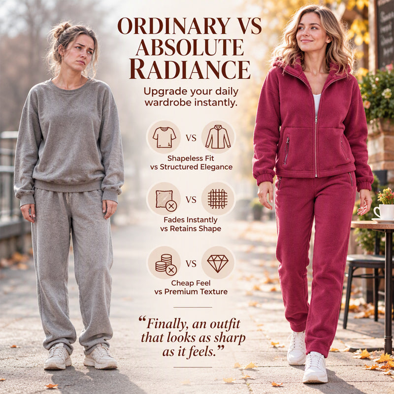 Unisex Casual Thermal Jacket and Pants Set