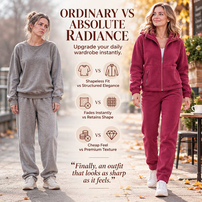 Unisex Casual Thermal Jacket and Pants Set