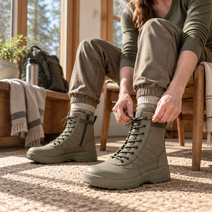 Unisex Outdoor High-Top Tactical Combat Boots