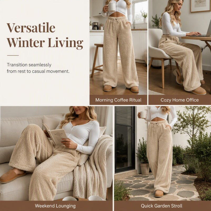 Women's Loose Cozy Warm Lounge Pants
