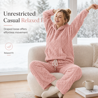 ☁️🧸 The Snuggle Edit™ – Fluffy Hoodie & Dream-Soft Lounge Set ✨💗