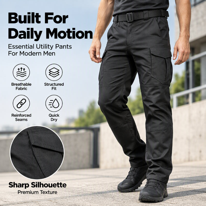 Men's Multi-Pocket Durable Cargo Pants