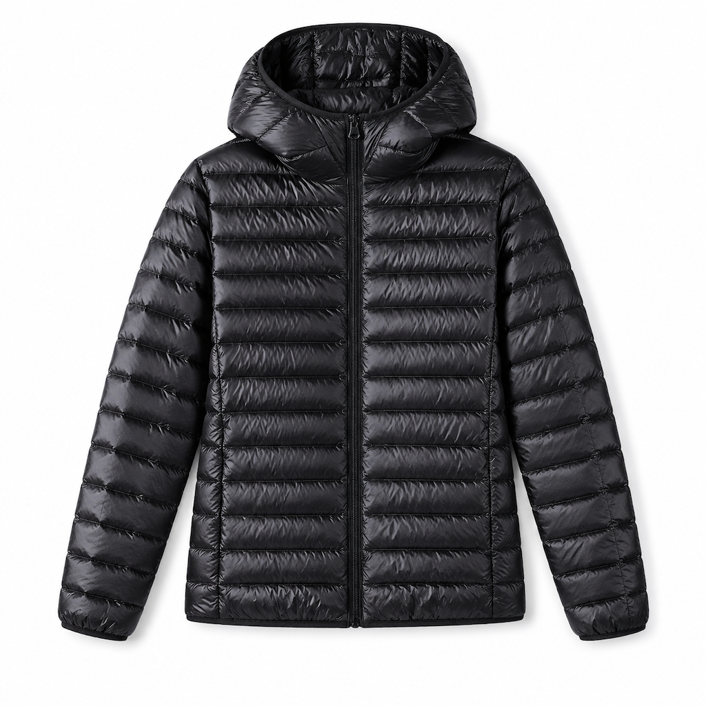 Men's Lightweight Hooded Cotton Padded Solid Color Autumn Winter Short Coat🔥