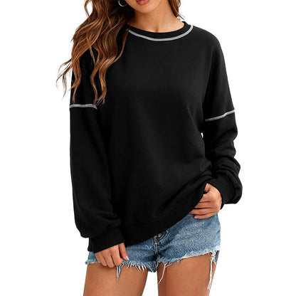 Women's Casual Loose Crewneck Sweatshirt