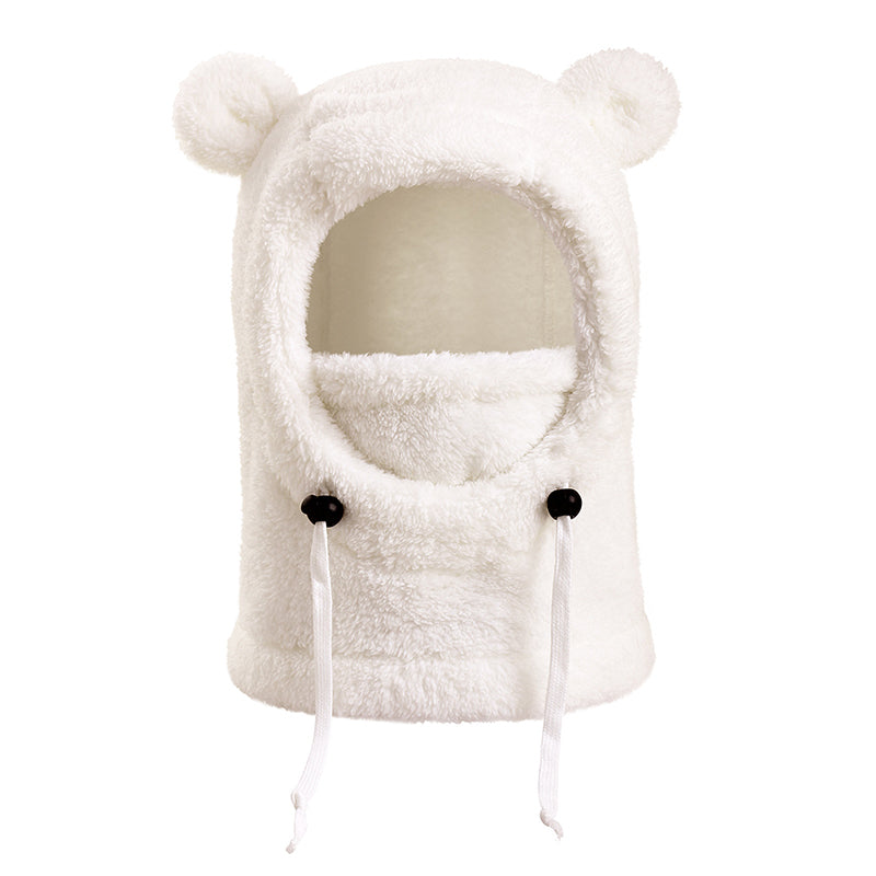 Children Cozy Warm Balaclava with Cute Bear Ears