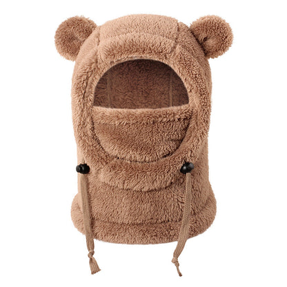 Children Cozy Warm Balaclava with Cute Bear Ears