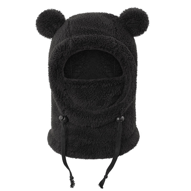 Children Cozy Warm Balaclava with Cute Bear Ears