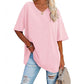 Last Day Sale 49%-Women\'s Casual Loose V-neck T-shirt